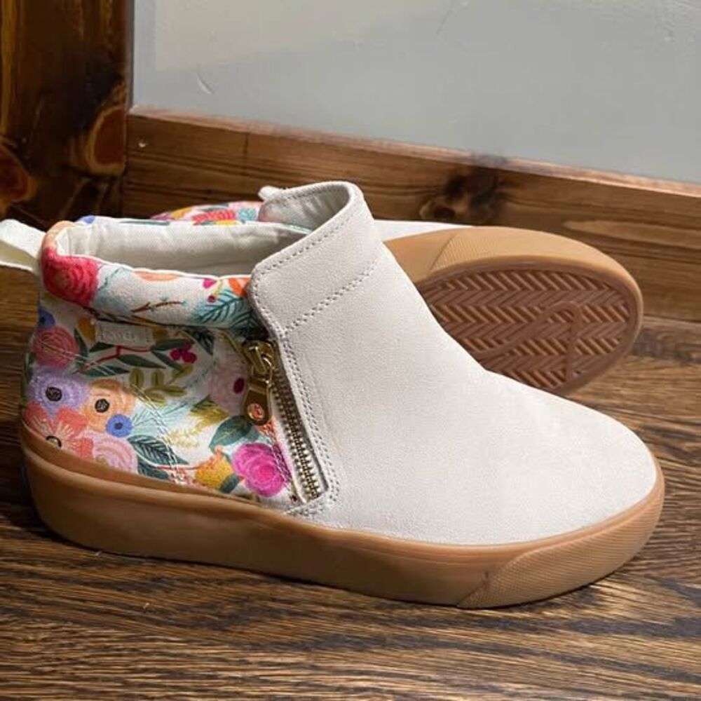 Womens 9 Keds x Rifle Paper Co Suede Garden Party High Tops